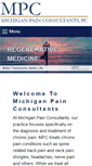 Mobile Screenshot of michiganpain.com